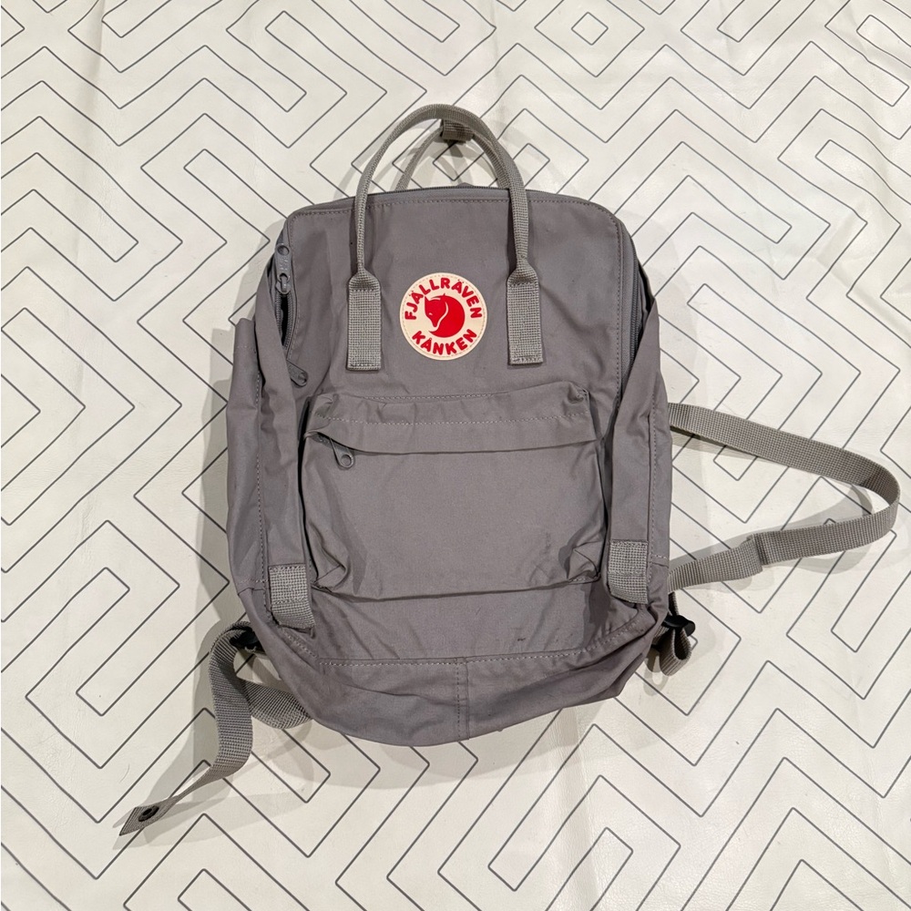 Fjallraven Light Grey Kanken Backpack